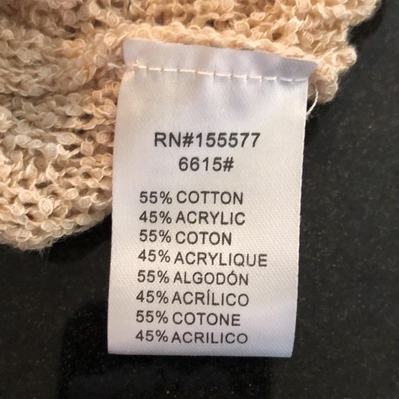 Miracle Fashion Slouchy Dolman Sleeves Cardigan Sweater Size S/M NWT - Picture 12 of 13